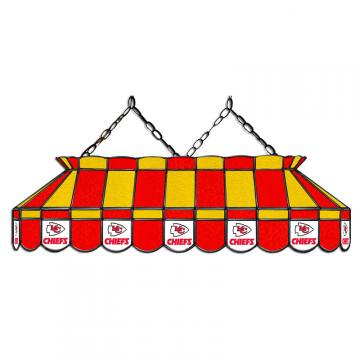 Kansas City Chiefs 40 Inch Glass Billiard Light